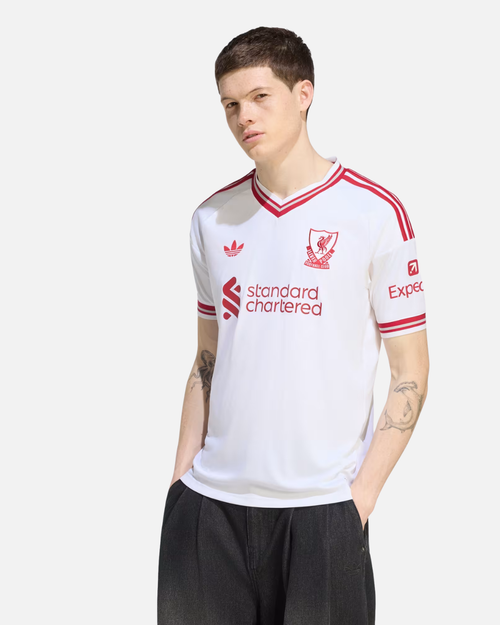 Liverpool Auswärtstrikot 2026/2027 – Weiß/Rot - Footkorner