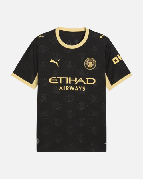 Maillot Extérieur Manchester City 2026/2027 - Noir/Doré - Footkorner