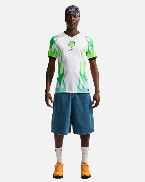 Auswärtstrikot Nigeria Weltmeisterschaft 2026 - Weiß/Grün - Footkorner