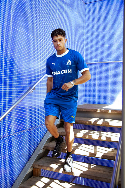 Maillot Extérieur OM 2023/2024 - Bleu/Blanc - Footkorner