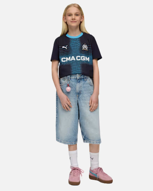 OM 2025/2026 Junior Away Jersey - Blue - Footkorner