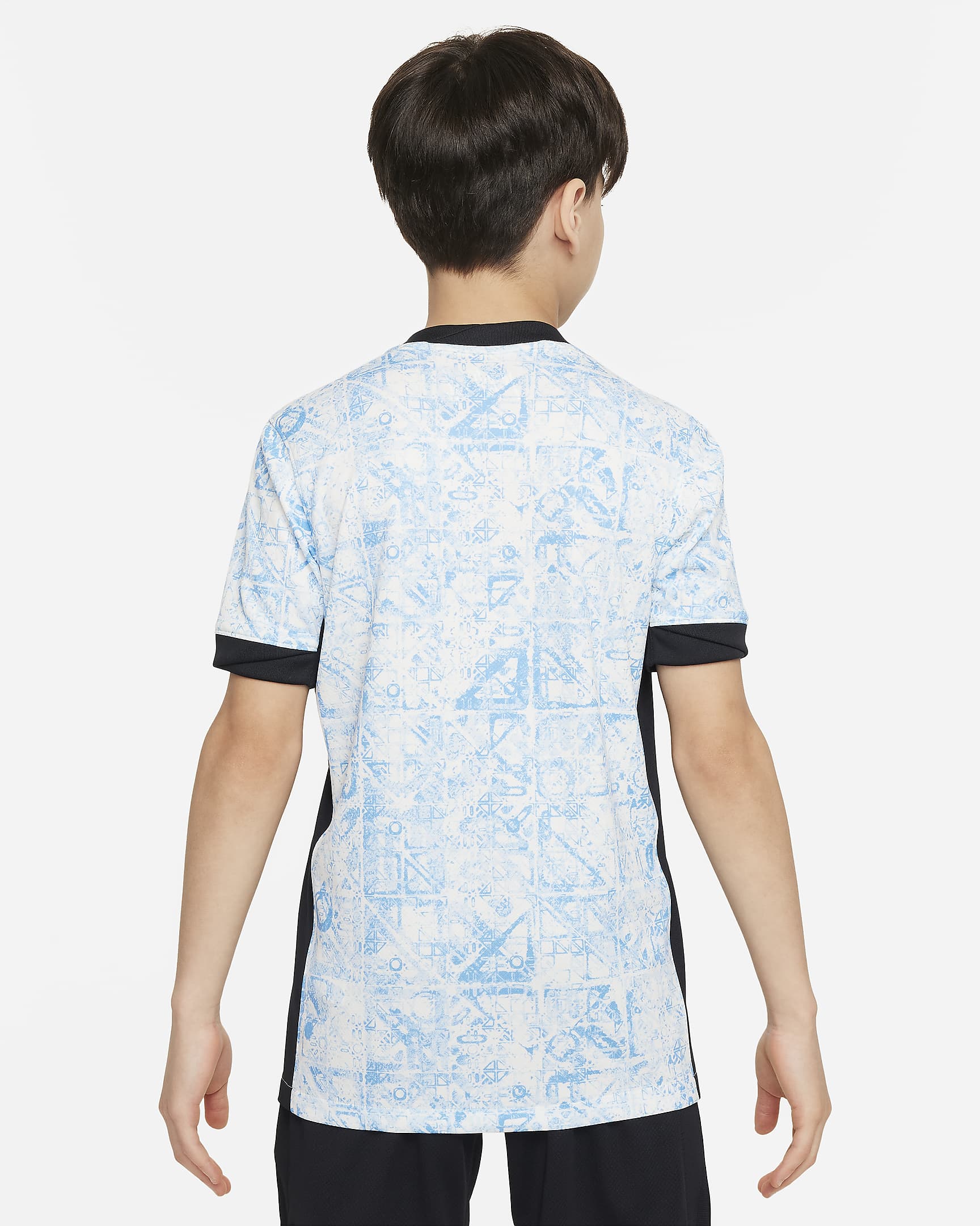 FootkornerCamiseta Portugal Junior Segunda Equipación 2024 - Azul/Blanco/Negro