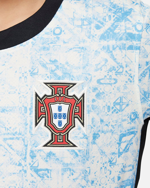 Camiseta Portugal Junior Segunda Equipación 2024 - Azul/Blanco/Negro - Footkorner