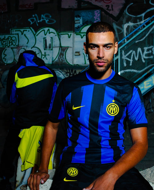 Maillot Inter Milan domicile - Bleu/Noir - Footkorner