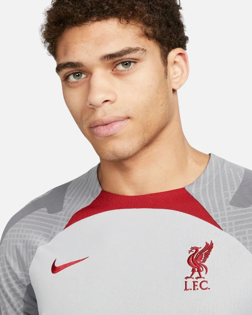 Maillot Liverpool FC Dri-Fit Strike - Gris - Footkorner