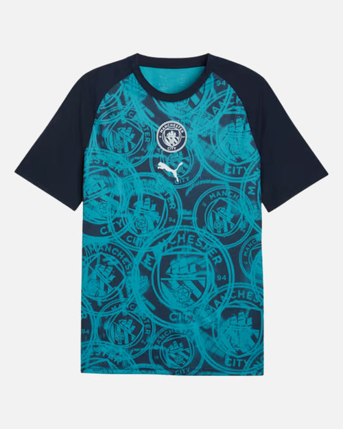 Manchester City Pre-Match Trikot - Blau/Schwarz - Footkorner
