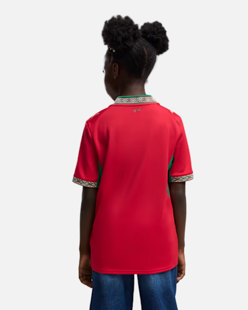 Heimtrikot Marokko Weltmeisterschaft 2026 Junior - Rot - Footkorner