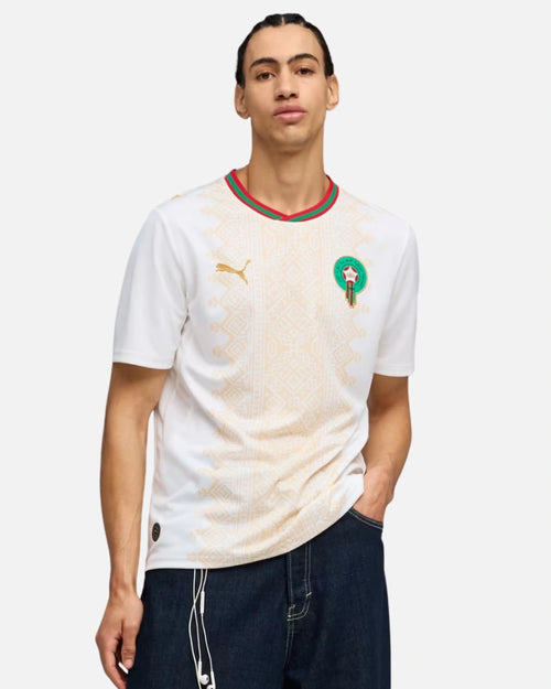 Morocco 2026 World Cup Away Jersey - White - Footkorner
