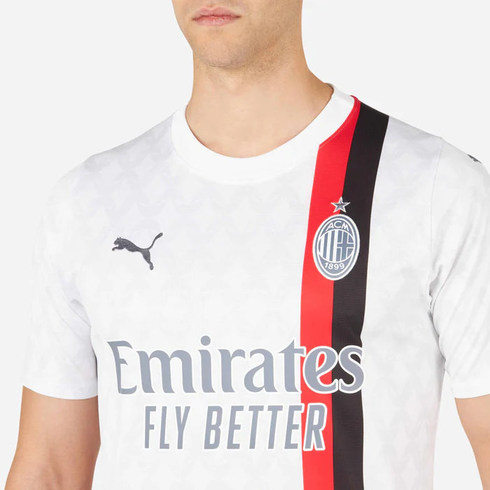 FootkornerMaillot Milan Ac Extérieur 2023/2024 - Blanc