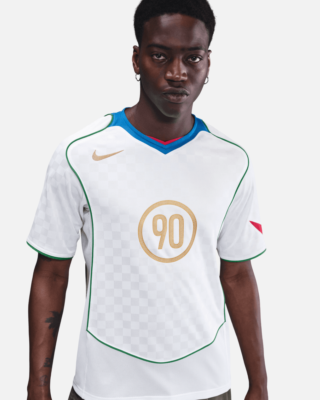 Maillot Nike Total 90 - Blanc/Bleu