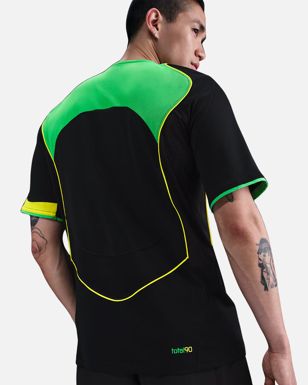 Nike Total 90 Jersey - Black/Yellow/Green