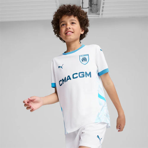 Maillot Om domicile 2024/2025 Junior - Blanc - Footkorner