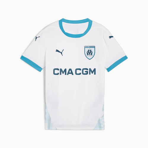 Maillot Om domicile 2024/2025 Junior - Blanc - Footkorner