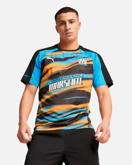 Maglia OM Faster 2024/2025 - Blu/Arancione/Nero - Footkorner