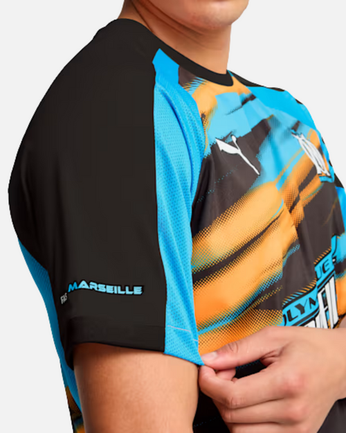 Maglia OM Faster 2024/2025 - Blu/Arancione/Nero - Footkorner