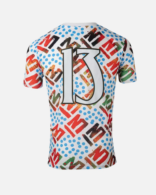 Trikot OM x Afrika 2024 - Weiß/Blau/Rot - Footkorner