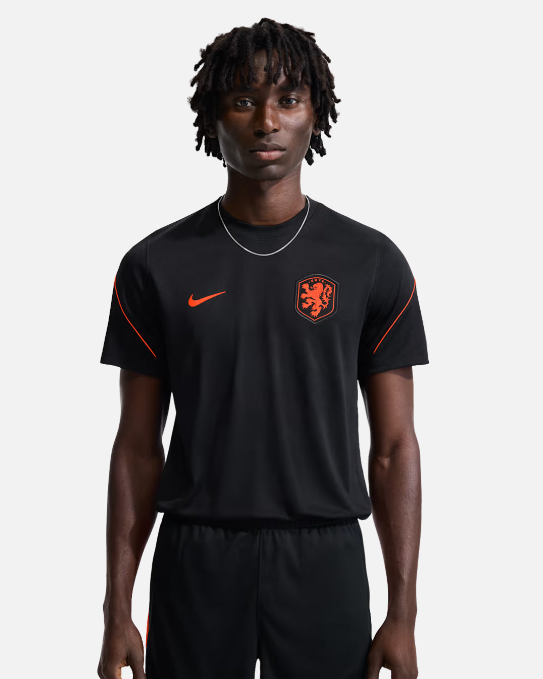 FootkornerMaillot Pays-Bas Nike Strike Dri-FIT - Noir/Orange