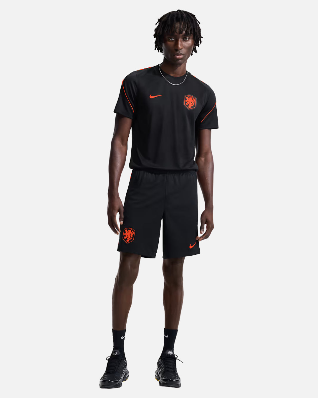 FootkornerMaillot Pays-Bas Nike Strike Dri-FIT - Noir/Orange