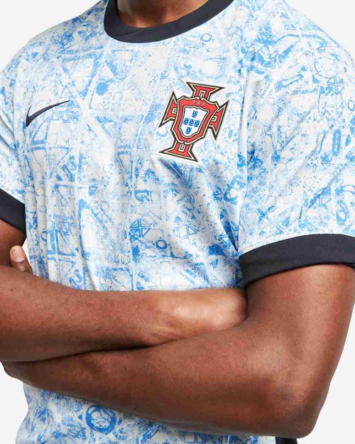 Portugal 2024 Away Shirt - Blue/White - Footkorner