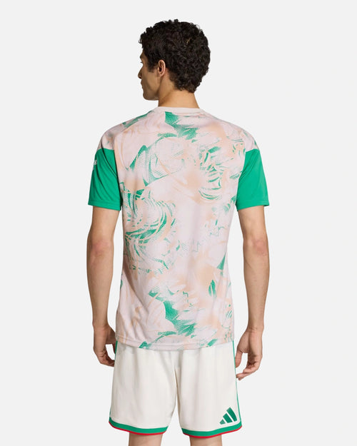 Maillot Pré-match Extérieur Algérie 2026 - Beige/Vert - Footkorner