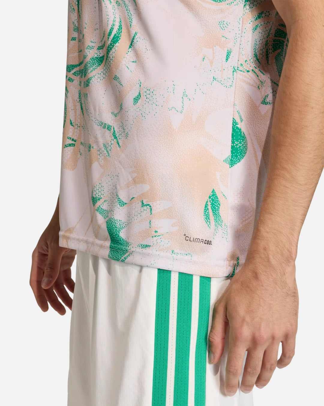 FootkornerMaillot Pré-match Extérieur Algérie 2026 - Beige/Vert