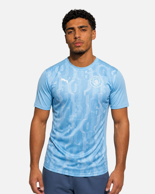 Manchester City 2024/2025 Pre-Match-Trikot – Blau - Footkorner