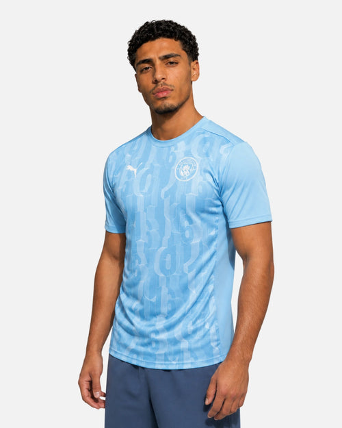 Manchester City 2024/2025 Pre-Match-Trikot – Blau - Footkorner