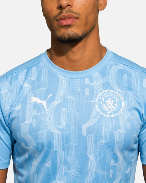 Manchester City 2024/2025 Pre-Match-Trikot – Blau - Footkorner