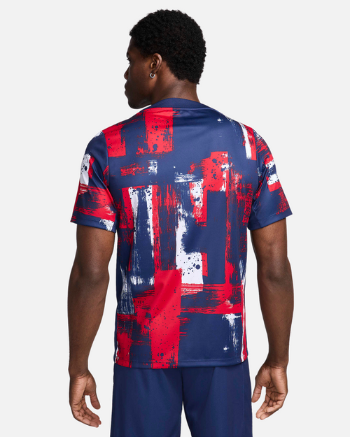 Camiseta de precalentamiento PSG - Azul/Rojo/Blanco - Footkorner