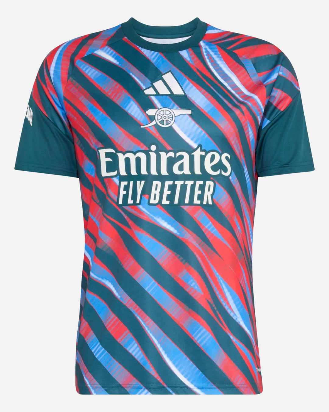 FootkornerMaillot Pré-match Arsenal FC 2026/2027 - Vert/Bleu/Rouge