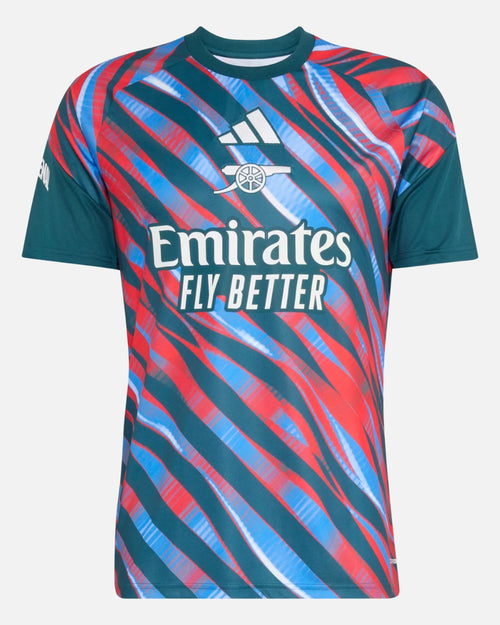 Maillot Pré-match Arsenal FC 2026/2027 - Vert/Bleu/Rouge - Footkorner