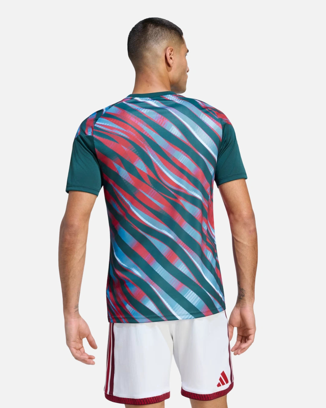 FootkornerMaillot Pré-match Arsenal FC 2026/2027 - Vert/Bleu/Rouge