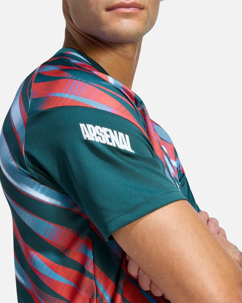 Maillot Pré-match Arsenal FC 2026/2027 - Vert/Bleu/Rouge - Footkorner