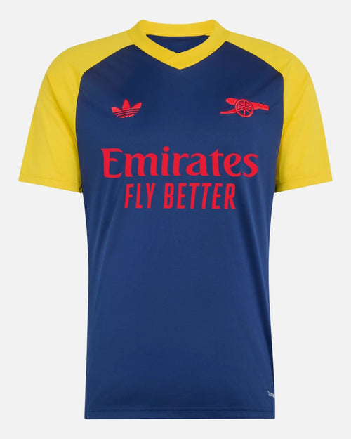 Camiseta de calentamiento exterior Arsenal 2026/2027 - Azul/Amarillo - Footkorner