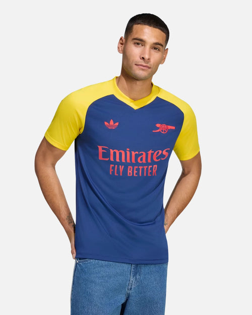 Camiseta de calentamiento exterior Arsenal 2026/2027 - Azul/Amarillo - Footkorner