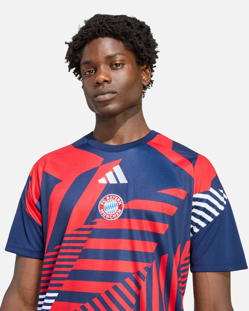 Maillot Pré-match FC Bayern Munich 2026/2027 - Rouge/Bleu/Blanc - Footkorner