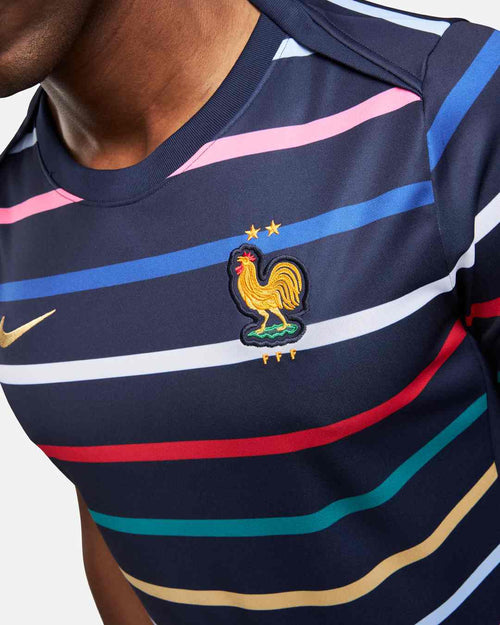 Maglia pre-partita Nazionale Francia 2024 - Blu/Rosso/Bianco - Footkorner