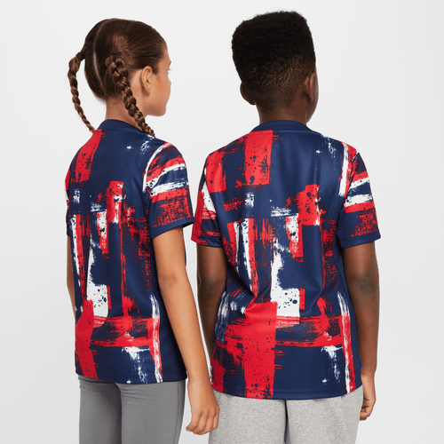 Maillot Pré Match PSG Junior 2024/2025 - Bleu/Blanc/Rouge - Footkorner