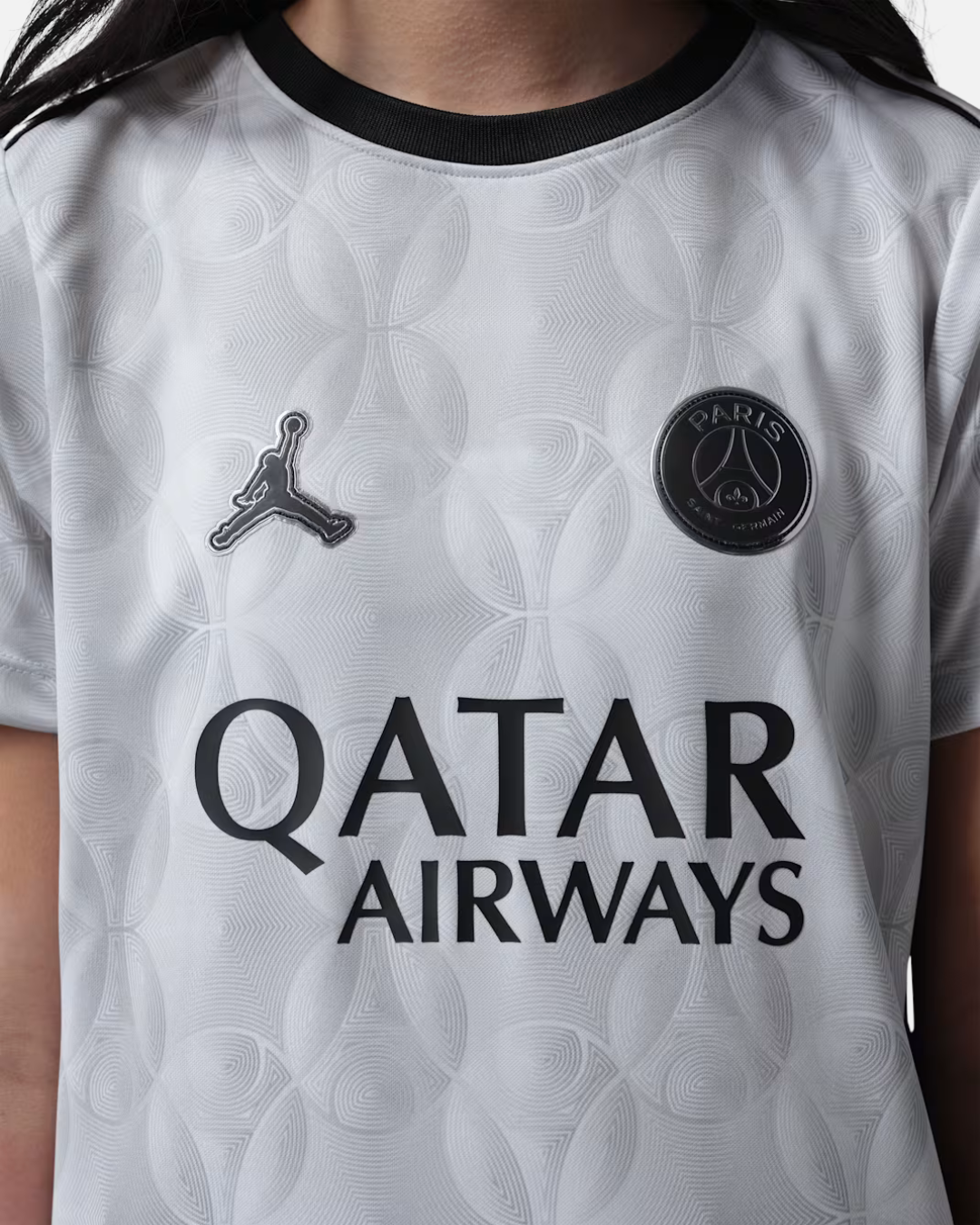 FootkornerMaillot Pré-match PSG Pro Night Edition 2026 Junior - Blanc/Noir