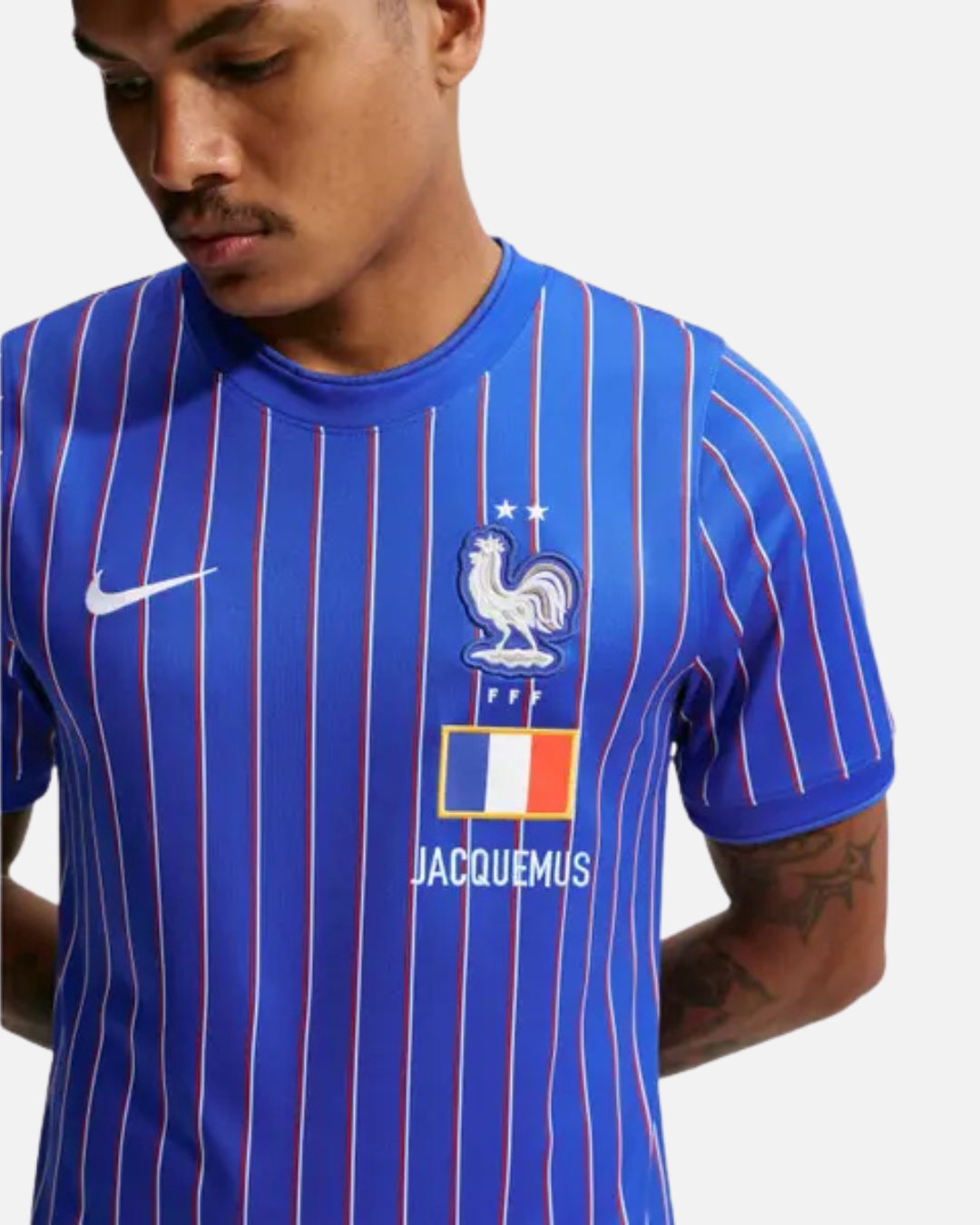 FootkornerMaillot Pré-Match Équipe de France x Jacquemus Coupe du Monde 2026 - Bleu