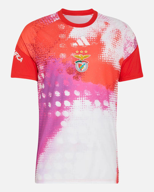 SL Benfica Pre-Match Trikot 2026/2027 - Rosa/Rot/Weiß - Footkorner