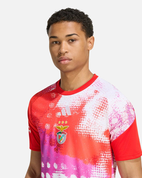 SL Benfica Pre-Match Trikot 2026/2027 - Rosa/Rot/Weiß - Footkorner
