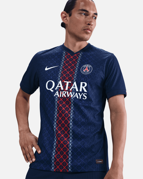 Camiseta PSG Local Pro 2025/2026 - Azul/Rojo - Footkorner