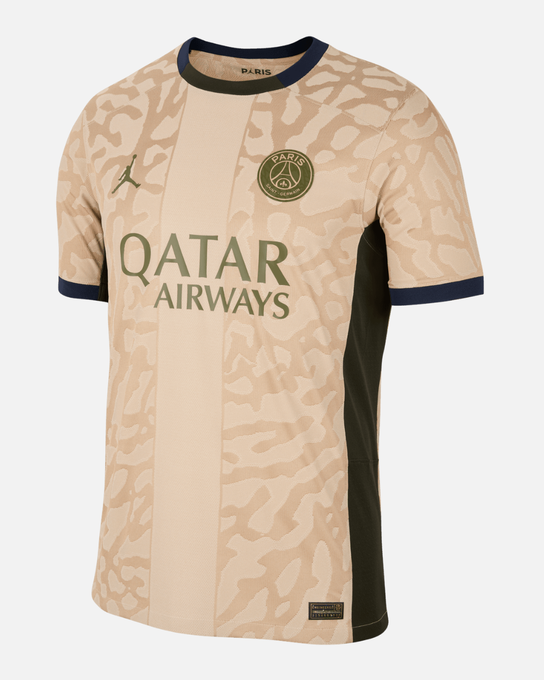 FootkornerPSG x Jordan Fourth Jersey 2023/2024 - Beige/Black