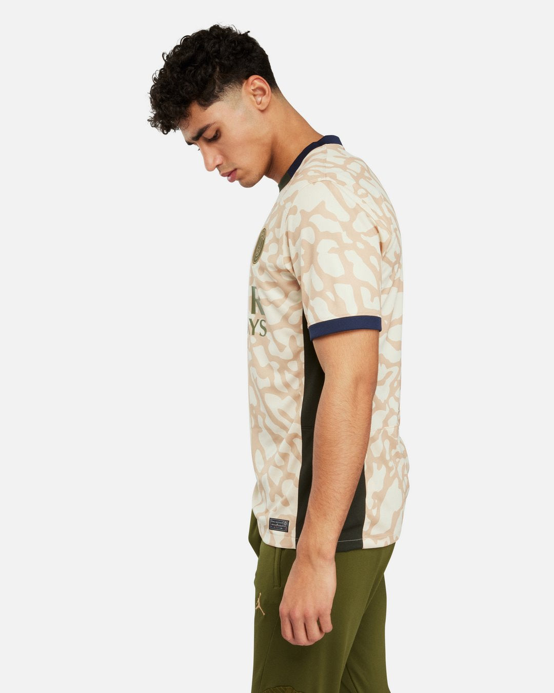 FootkornerPSG x Jordan Fourth Jersey 2023/2024 - Beige/Black