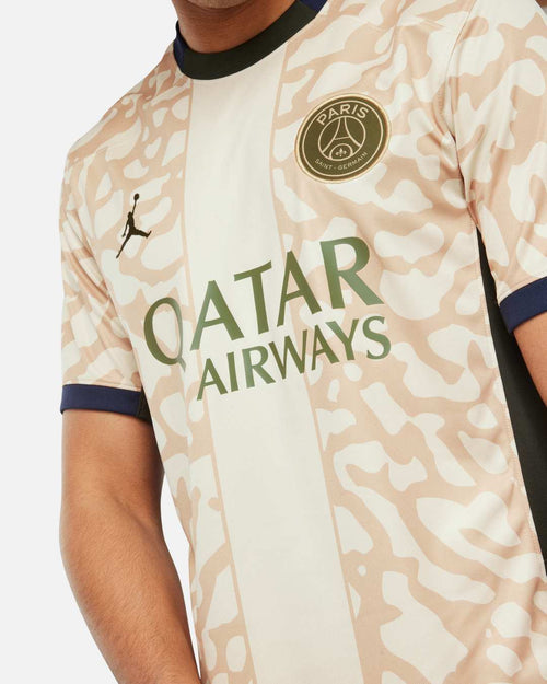 PSG x Jordan Fourth Jersey 2023/2024 - Beige/Black - Footkorner