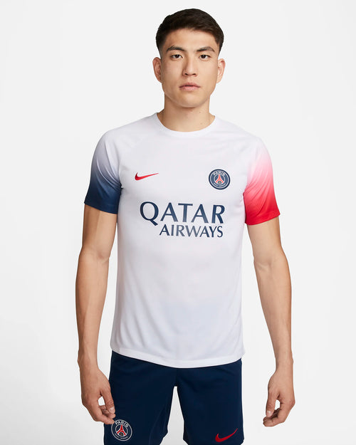 Maillot PSG Pré-Match  - Blanc - Footkorner