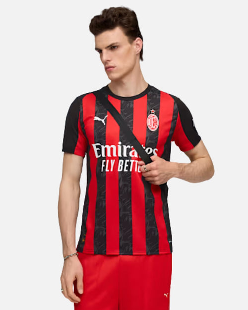 Maglia Puma AC Milan Home 2025/2026 - Nero/Rosso - Footkorner
