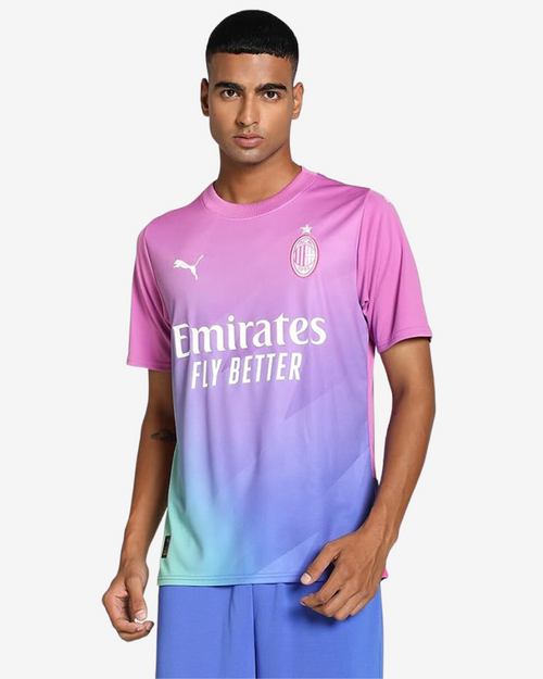 AC Mailand Drittes Trikot 2023/2024 – Blau/Rosa - Footkorner
