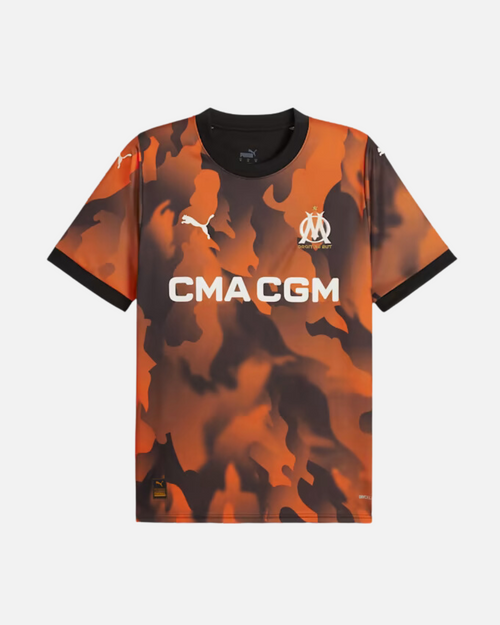 OM 2023/2024 Drittes Trikot – Schwarz/Orange - Footkorner